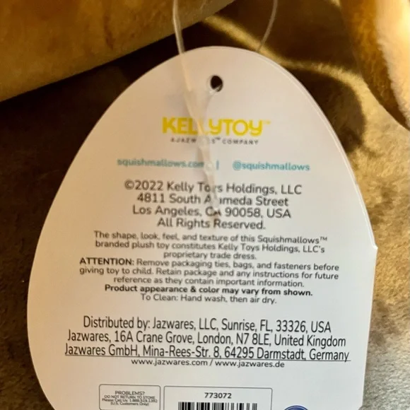 NWT Calton the Highland Cow 12” Squishmallow - Picture 6 of 7